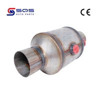 Sqs Chất lượng cao phổ xúc tác chuyển đổi cho ISUZU npr gas 6.0L nqr NRR 2.5inch 11inch overlength nhà máy bán hàng trực tiếp