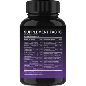 Capsules de biotine en marque privée OEM, complément de biotine pour la santé des cheveux, des ongles et de la peau - Product Image 4