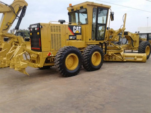 Motoniveladora Caterpillar 140K usada de buen rendimiento Motoniveladoras de neumáticos Cat140G 140H 140K usadas - Product Image 3