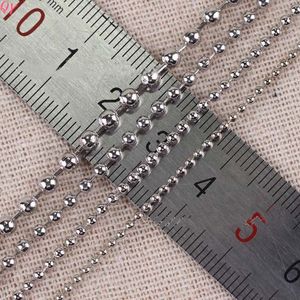 Chaîne à billes en argent QQ, connecteur de chaîne à perles métalliques, porte-clés, support de pendentif pour cadeau et décoration - Product Image 6