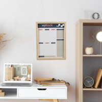 Sofine – tableau blanc mural mon planificateur de semaine, tableau d'écriture, tableau magnétique à effaçable à sec