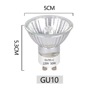 Ampoule halogène GU10 MR16 <span class=keywords><strong>50W</strong></span>, lampe chauffante pour chauffe-cire, source de lumière blanche chaude pour diffuseur d'arômes, 110V 220V - Product Image 5