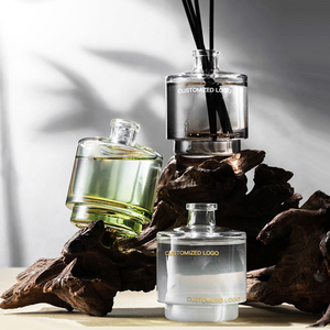 معطرات جو ريلاكسلاينز، موزع عطور بالجملة، ناشر عطر زجاجي دائري سعة 100 مل مع أعواد - Product Image 4