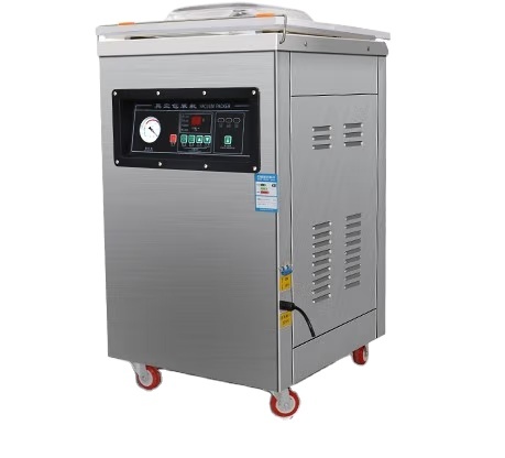 DZ500 Stainless Steel Single Chamber Vacuum Packaging Machines Cooked Food Fruits Vegetables Vacuum Sealer Packing Machine