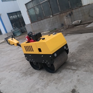 High Quality Hand Mini Road Roller Compactor Walking Type Hydraulic for Sale - Product Image 3