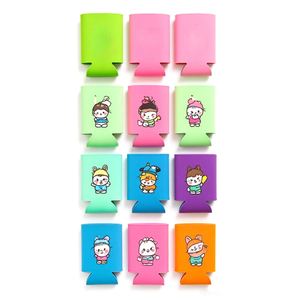 Can <b>Cooler</b> Sleeve Insulated Neoprene Waterproof Thermal Foldable Multi-Capacity <b>Drink</b> Holder for Beverages Wine Cans Bottles - Product Image 5