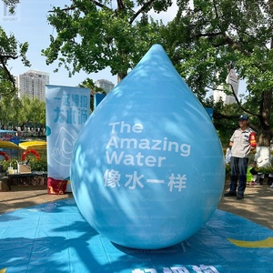 Esfera de Agua Inflable Gigante de 2m con LED, Modelo de Gota de Agua Luminosa para Decoración de Eventos Ambientales, Cabina de Fotos, Festivales, Exposiciones - Product Image 2