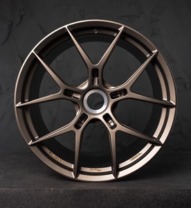 Cerchi in Lega Forgiati Satin <span class=keywords><strong>Sandy</strong></span> Sfalsati 20x9.5 21x12 per Porsche 911 Turbo 50 Years Edition Centerlock Personalizzati per Auto da Drift - Product Image 1