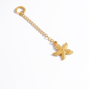 Zoryn - Colgante de Acero Inoxidable de Alta Calidad con Baño de Oro de 18K, Diseño de Estrella de Mar y Concha, Serie Océano, Joyería para Piscina - Product Image 5