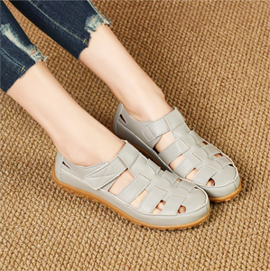 Alta calidad superventas moda <span class=keywords><strong>mujer</strong></span> verano plano PU Material zapatos <span class=keywords><strong>de</strong></span> talla grande señora zapatos - Product Image 5