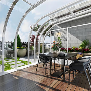 Villa Sunroom Estructura <span class=keywords><strong>de</strong></span> acero personalizable Vidrio templado Diseño moderno <span class=keywords><strong>para</strong></span> patio Techo Sellado Terraza Cubierta <span class=keywords><strong>para</strong></span> Parque - Product Image 6