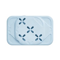Support de douche en silicone personnalisé avec ventouse, plateau diffuseur d'aromathérapie, porte-savon mural ou de sol avec drainage, pour bombes de bain
