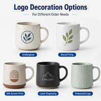 Mug en céramique personnalisé avec logo, 12 oz, tasse à café en porcelaine, boîte cadeau, anti-fuite, passe au lave-vaisselle, pour cadeaux d'entreprise, cadeaux d'entreprise privés