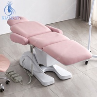 Salon spa table de massage cils faciaux chaise de tatouage lit de beauté électrique rose