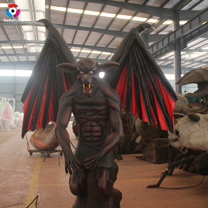 Statue de monstre animatronique personnalisée à vendre, yeux lumineux - Product Image 3