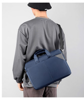 Sac à Ordinateur Portable Business Basics Grande Capacité Compartiments Spacieux 15,6 Pouces avec Bandoulière et Poignée