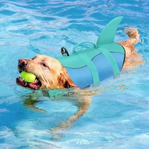 New Arrival Pet <b>Dog</b> <b>Life</b> <b>Jacket</b> Floating <b>Dog</b> Safety Vest Reflective <b>Dog</b> <b>Life</b> Vest with Rescue Handle - Product Image 2