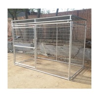 Grande Cage pour animaux de compagnie de Style européen/maison de course pour chats en plein air/chenils pour chiens avec toit en plaque d'acier de couleur