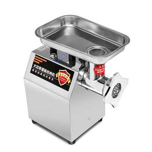 ユノバ 12型 850W 業務用電動自動ミートグラインダー＆チョッパーマシン 100kg/h 牛肉 豚肉 鶏肉対応 - Product Image 2