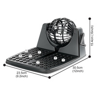 Machine de jeu de bingo de bureau | Libération automatique de la balle | Amusant pour les réunions de famille et d'amis Jeu à boire
