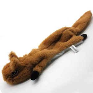 Jouets à mâcher en peluche de haute qualité pour animaux de compagnie, jouet pour chiot en forme de coquille, jouet pour chien en peluche froissée, loup, renard, sans rembourrage - Product Image 4