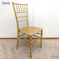 Chaise Chiavari en résine plastique empilable pour fêtes et mariages SZ-6501A – Vente en gros de mobilier pour la maison, les parcs et les événements