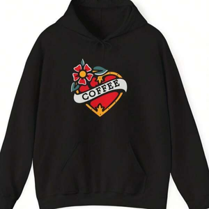 Sudadera con Capucha Casual Estilo Hip Hop, Corte Regular, Sin Cordones, Algodón Grueso, Transpirable, Resistente al Viento, Cuello Cuadrado, Bordado 3D - Product Image 4