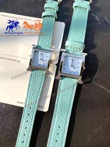 Reloj de Cuarzo para Mujer Marca H, Versión Coreana, Esfera Cuadrada Pequeña, Caja de Acero Inoxidable 316L, Diseño Ejecutivo de Lujo, Caja Ronda - Product Image 5