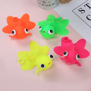 Jouet sensoriel à bille collante KEHUI, jouet à presser coloré, balle <span class=keywords><strong>YOYO</strong></span> Poisson Rouge, balle gonflable pour enfants, best-seller - Product Image 5