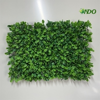Mur en gazon artificiel de taille 40x60 cm, panneaux de verdure artificielle, décoration de plantes vertes d'extérieur pour clôture d'intimité