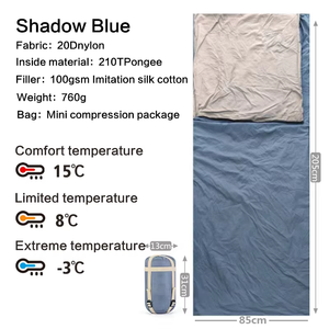 Enveloppe légère et étanche pour camping en plein air Sac de couchage personnalisé pour une personne seule 3 saisons toutes saisons - Product Image 4