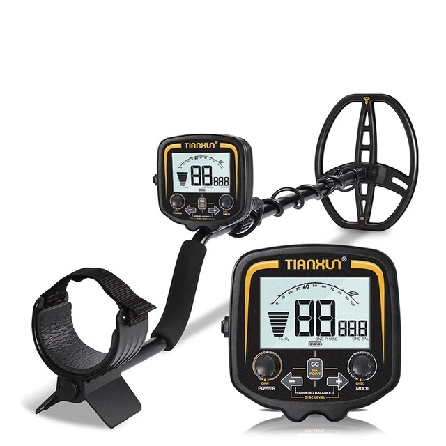 TX-850M Professional High Accuracy Metal Detector New Advanced DSP Chip Adjustable Length Larger LCD Display 11" Waterproof Coil