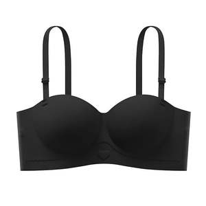 Sujetador Invisible sin Tirantes, sin Costuras, Antideslizante, sin Aro, Suave, Media <span class=keywords><strong>Copa</strong></span>, Push-Up, para Mujer - Product Image 6