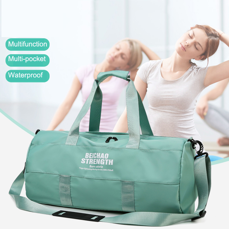 OMASKA Large Capacity Waterproof sport yoga Travelling duffle gym Bag Dry wet Sport Fitness Gym Bag for men women