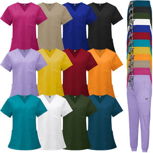 ชุดขัดทางการแพทย์ผ้าเรยอนสำหรับใช้ในโรงพยาบาลชุดพยาบาลชุดผ่าตัดทางการแพทย์แบบยืดได้ - Product Image 5