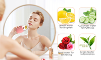 Salon de beauté utilisant le massage rafraîchissant pour les yeux, le corps et le visage pour soulager les poches Rouleau de glace pour le visage