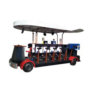 <span class=keywords><strong>Bicicleta</strong></span> Eléctrica Tándem Móvil para Bar, Ideal para Recorridos Urbanos, <span class=keywords><strong>Bicicleta</strong></span> Pub con Pedales para Grupos Turísticos, Fiestas Urbanas - Product Image 5