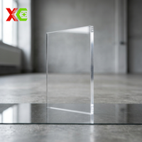 Plaque en plexiglas acrylique ultra-transparente pour table basse de salon, PMMA à haute transmission, épaisseur personnalisée pour mobilier moderne