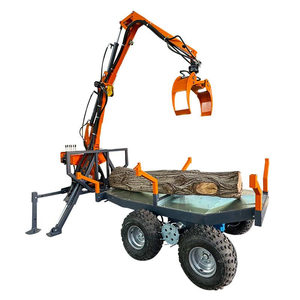 Cargador Forestal Automático a Gasolina con Grúa para Troncos, Pinza para Troncos y Remolque, Marca BITA - Product Image 1