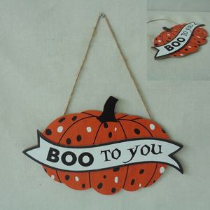 Venta caliente Vintage <span class=keywords><strong>Halloween</strong></span> Artesanía de madera Elegante letrero de madera para la decoración interior de la casa Letreros de pared superiores de Amazon - Product Image 4