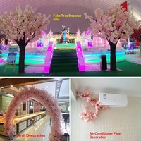 YHM Künstliche Kirschblütenzweige Hochzeitsbäume Plastik-Seidenblumen Modell 148 100-200cm Decken- und Bodendekorationen für Innenräume