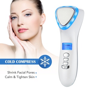 Hot and Cold Face Massager Vibrating Skin Tightening Facial <b>Machine</b> Lift Firming Relieving Electric Sonic Portable Face Lifting - Product Image 3