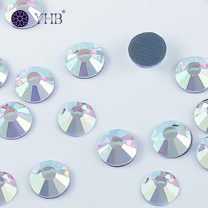 Hoogwaardige bulk decoratieve steen hotfix stevige en stabiele jeans t-shirt kristallen strass steentjes - Product Image 4