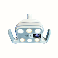 Fauteuil dentaire électrique avec lampe LED, construction en plastique, lumière à induction, soins bucco-dentaires, certifié CE, garantie 1 an