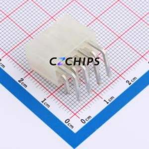 BX-5557-4.2-2-4PWZ Wire-to-Board Pin Header Bent Lead Through Hole,P=4.2mm 2x4P 4.2mm Right Angle Insert Mini-Fit (MX 4.2) - Product Image 2