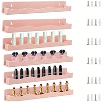 Présentoir mural en acrylique à plusieurs niveaux pour vernis à ongles, étagère de présentation en plastique de qualité supérieure pour magasin