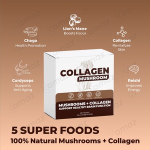 Nhãn hiệu riêng Hữu Cơ nấm pha trộn Collagen Bột Sư tử của bờm <span class=keywords><strong>Ganoderma</strong></span> <span class=keywords><strong>lucidum</strong></span> protein mix uống nhà máy chiết xuất nước giải khát - Product Image 6