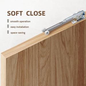 WEKIS Herrajes Industriales para Puertas Correderas de 3 Ruedas con Cierre Suave, Rodamientos de Aleación de Zinc Duraderos de Alto Rendimiento - Product Image 6