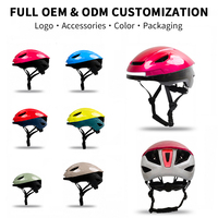 Nouvel Arrivage Casque de Vélo de Nuit à Moule Privé, Personnalisé, avec Lumière LED Rechargeable CE, pour Cyclisme Urbain Adulte