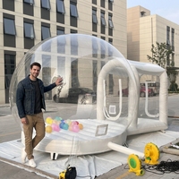Dôme à bulles gonflable de luxe transparent pour enfants